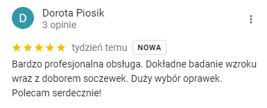 Optyk Wrocław - Tęczówka